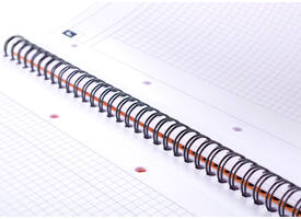 Spiraalblok Oxford International Notebook A4+ ruit 5mm