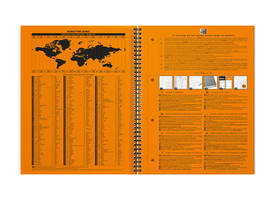 Spiraalblok Oxford International Notebook A4+ 160 pagina's lijn