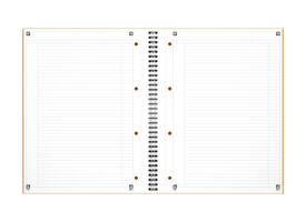 Spiraalblok Oxford International Notebook A4+ 160 pagina's lijn