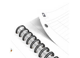 Spiraalblok Oxford International Notebook A4+ 160 pagina's lijn
