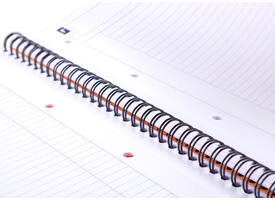 Spiraalblok Oxford International Notebook A4+ 160 pagina's lijn