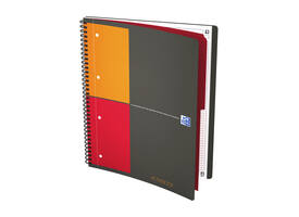 Spiraalblok Oxford International Activebook A4+ 160 pagina's ruit 5mm