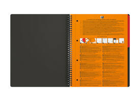 Spiraalblok Oxford International Activebook A4+ 160 pagina's ruit 5mm