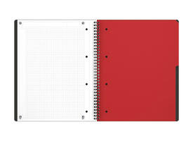 Spiraalblok Oxford International Activebook A4+ 160 pagina's ruit 5mm