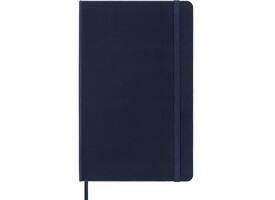 Notitieboek Moleskine large 130X210mm lijn hard cover sapphire blue