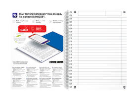 Spiraalblok Oxford MyColours A5 lijn 180 pagina's assorti