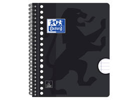 Collegeblok Oxford School A5+ lijn 17-gaats 160 pagina's 80gr assorti