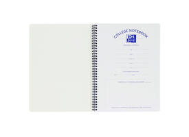 Collegeblok Oxford School A4 ruit 10x10mm 23-gaats 160 pagina's 80gr assorti