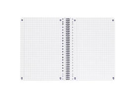 Collegeblok Oxford School A4 ruit 10x10mm 23-gaats 160 pagina's 80gr assorti