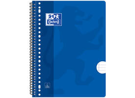 Collegeblok Oxford School A4+ lijn 23-gaats 160 pagina's 80gr assorti