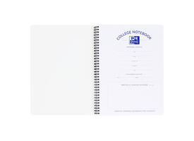 Collegeblok Oxford School A4+ lijn 23-gaats 160 pagina's 80gr assorti