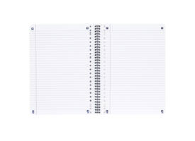 Collegeblok Oxford School A4+ lijn 23-gaats 160 pagina's 80gr assorti