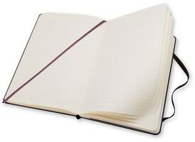 Notitieboek Moleskine large 130x210mm lijn hard cover zwart