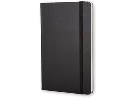 Notitieboek Moleskine large 130x210mm ruit 5x5 hard cover zwart