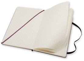 Notitieboek Moleskine large 130x210mm ruit 5x5 hard cover zwart