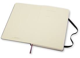 Notitieboek Moleskine large 130x210mm ruit 5x5 hard cover zwart