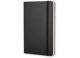 Notitieboek Moleskine large 130x210mm blanco hard cover zwart