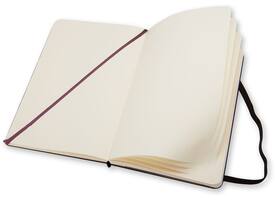 Notitieboek Moleskine large 130x210mm blanco hard cover zwart