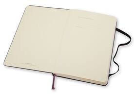Notitieboek Moleskine large 130x210mm blanco hard cover zwart