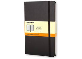 Notitieboek Moleskine pocket 90x140mm lijn hard cover zwart