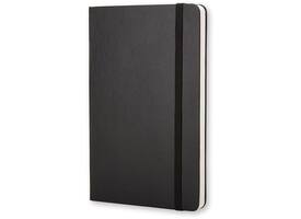 Notitieboek Moleskine pocket 90x140mm blanco hard cover zwart