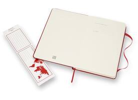 Notitieboek Moleskine large 130x210mm lijn hard cover  rood