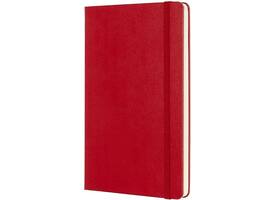 Notitieboek Moleskine large 130x210mm blanco hard cover rood
