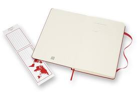 Notitieboek Moleskine large 130x210mm blanco hard cover rood