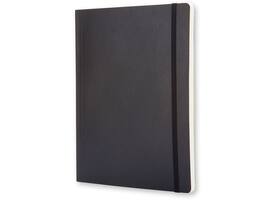 Notitieboek Moleskine XL 190x250mm lijn soft cover zwart