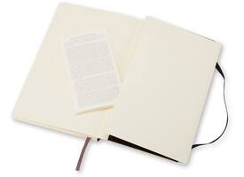 Notitieboek Moleskine XL 190x250mm lijn soft cover zwart