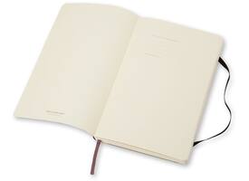 Notitieboek Moleskine XL 190x250mm lijn soft cover zwart