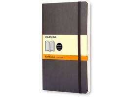 Notitieboek Moleskine large 130x210mm lijn soft cover zwart