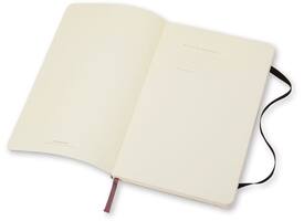 Notitieboek Moleskine large 130x210mm lijn soft cover zwart