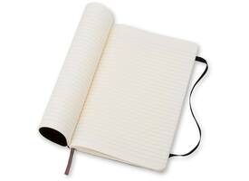 Notitieboek Moleskine pocket 90x140mm lijn soft cover zwart