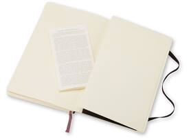 Notitieboek Moleskine pocket 90x140mm lijn soft cover zwart