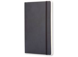 Notitieboek Moleskine pocket 90x140mm blanco soft cover zwart