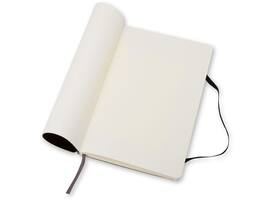 Notitieboek Moleskine pocket 90x140mm blanco soft cover zwart