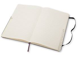 Adresboek Moleskine large 130x210mm hard cover lijn zwart