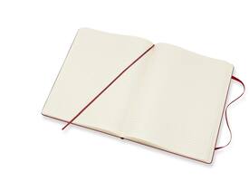 Notitieboek Moleskine XL 190x250mm lijn hard cover scarlet red