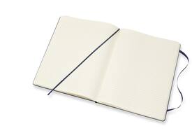 Notitieboek Moleskine XL 190x250mm lijn hard cover sapphire blue