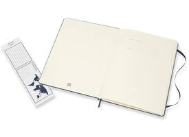 Notitieboek Moleskine XL 190x250mm lijn hard cover sapphire blue