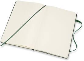 Notitieboek Moleskine large 130x210mm blanco hard cover myrtle green