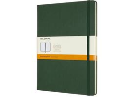 Notitieboek Moleskine XL 190x250mm lijn hard cover myrtle green