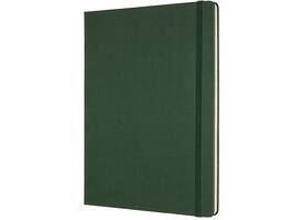 Notitieboek Moleskine XL 190x250mm lijn hard cover myrtle green