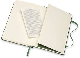 Notitieboek Moleskine XL 190x250mm lijn hard cover myrtle green