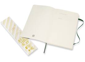 Notitieboek Moleskine large 130x210mm lijn soft cover myrtle green