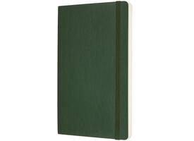 Notitieboek Moleskine large 130x210mm blanco soft cover myrtle green