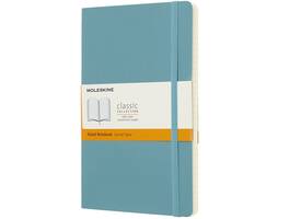 Notitieboek Moleskine large 130x210mm lijn soft cover reef blue
