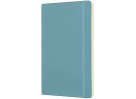 Notitieboek Moleskine large 130x210mm lijn soft cover reef blue