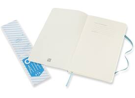 Notitieboek Moleskine large 130x210mm lijn soft cover reef blue